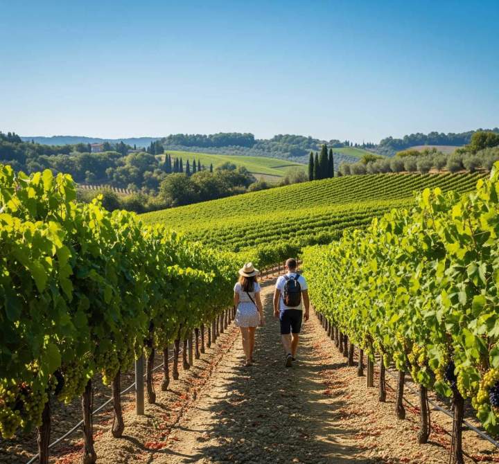 Visite des vignobles près de Montbard